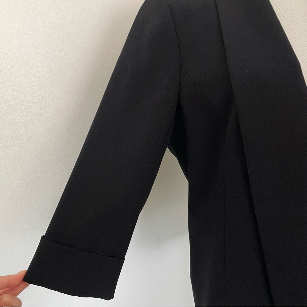 Black Label by Evan-Picone Womens Regular Fit Suit Jacket Black Size 14 - Picture 6 of 13